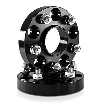 25mm (1 Inch) Black Wheel Spacers 5x114.3 For 240SX 350z 370z 300zx GTR Murano Maxima Sentra Compatible For Infiniti G35 G37 Q60 , 2Pcs 5x4.5 Hubcentric Wheel Spacer 66.1mm Hub Bore M12x1.25