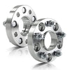 Customadeonly 2 Pieces 1" 25mm Silver Hub Centric Conversion Wheel Adapters Spacers Bolt Pattern 5x105 to 5x115 Center Bore 56.5mm to 70.3mm 12x1.5 Studs