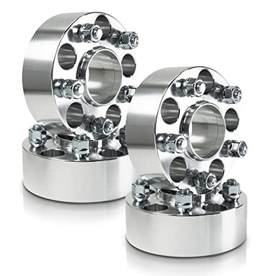 Customadeonly 4 Pieces 2" 50mm Hub Centric Wheel Spacers with Lip Bolt Pattern 5x115 Center Bore 70.3mm Thread Pitch 12x1.5 Stud
