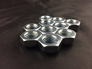 Customadeonly 10 Pieces Thin Open End Bulge Acorn Wheel Lug Nuts Thread Studs 12x1.5 Zinc Finish Hex 19mm Steel Conical Seat