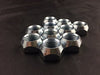 Customadeonly 10 Pieces Thin Open End Bulge Acorn Wheel Lug Nuts Thread Studs 12x1.5 Zinc Finish Hex 19mm Steel Conical Seat