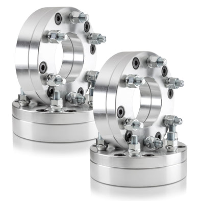 Customadeonly 4 Pieces 2" 50mm Wheel Adapters Spacers (Change Bolt Pattern) 5x135 Hub to 6x135 14x2 Studs Center Bore 87.1 mm