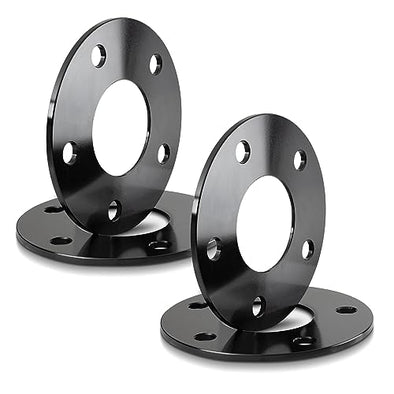 Customadeonly 5x120 Wheel Spacers for 2010-2024 Camaro,2014-2020 Impala, 2020-2024 Corvette C8, 2008-2019 CTS, 2020-2023 CT5 (4pcs 5mm Thick Black) 5x4.72 66.9mm Bore 3/16" Thick