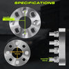 Customadeonly 4x114.3 Forged Wheel Spacers for 240Z 260Z 280Z Hubcentric w/o Lip (2pcs 25mm Thick) -for Front Hub 73.1mm Bore M12x1.25 Studs -1.0" 4x4.5 Spacer