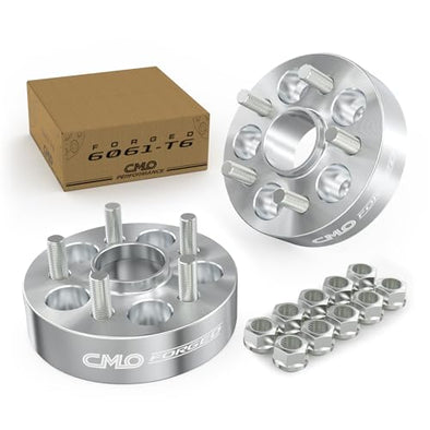 Customadeonly 5x105 Wheel Spacers 38mm (1.5 Inch) Forged Hubcentric Compatible with Cruze 2010–2020, Sonic, Trax, Volt, Encore (2pcs, 56.5mm Bore, M12x1.5 Studs)