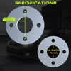 Customadeonly 4x114.3 Forged Wheel Spacers for 240Z 260Z 280Z Hubcentric w/o Lip (2pcs 10mm Thick) -for Front Hub 73.1mm Bore 4x4.5 Spacer -Longer Studs Required