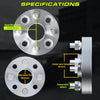 Customadeonly 4x114.3 Forged Hubcentric Wheel Spacers 25mm (1 Inch) 2pcs– Fits Acura CL 1997–1999, TL 1992–1998, Honda Accord 1990–2002 (4-Lug), Prelude 1992–1996 (64.1mm Bore, M12x1.5 Studs)