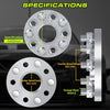 Customadeonly 5x100 Forged Hubcentric Wheel Spacers 38mm (1.5") (2pcs) – Compatible for Toyota Corolla, Prius, Matrix, Celica, Scion tC, Lexus CT200h, Pontiac Vibe (54.1mm CB, M12x1.5 Studs)