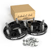 Customadeonly 5x105 Wheel Spacers 25mm (1 Inch) Forged Black Hubcentric Compatible with Cruze 2010–2020, Sonic, Trax, Volt, Encore (2pcs, 56.5mm Bore, M12x1.5 Studs)