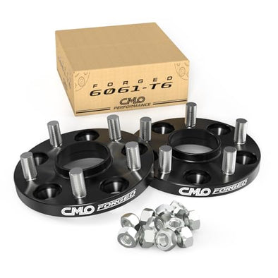 Customadeonly 5x120 Wheel Spacers for 2010-2024 Camaro,2014-2020 Impala, 2020-2024 Corvette C8, 2008-2019 CTS (2pcs 15mm Thick, Black) 66.9mm Bore M14x1.5 Studs -Trimming Factory Studs May Required