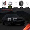 Customadeonly 5x4.5 Wheel Spacers for Explorer 2011-2018, Flex 2008-2018, Taurus 2008-2017 (2pcs 63.4mm Hub Bore 1/2"-20 Thread Pitch) Hubcentric 1 Inch Thick -Trimming Factory Studs May Required