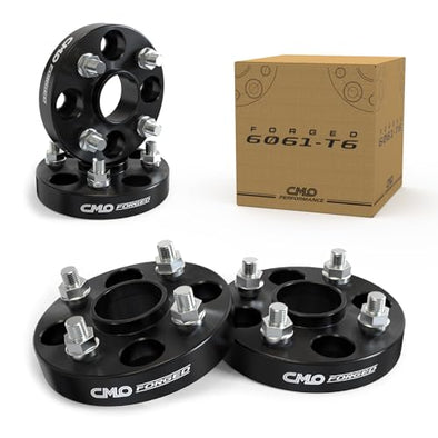Customadeonly 4x114.3 Forged Hubcentric Wheel Spacers Black 25mm (1 Inch) (4pcs) – Compatible for Nissan 240SX, 300ZX, Sentra, 240Z, 280ZX, Infiniti G20, M30 (66.1mm Center Bore, M12x1.25 Studs)