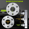 Customadeonly 1.25 Inch (32mm) Hubcentric Wheel Spacers 6x139.7 Compatible for Toyota Tundra 2022-2024 (4pcs 95.1mm M14x1.5) Truck Spacer 6x5.5 6 Lugs