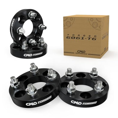 25mm (1 Inch) Black Wheel Adapters 4x114.3 to 4x100 or 4x4.5 to 4x100 (Hub to Wheel) Enable 4x114.3 hubs to Use 4x100 Wheels (4pcs M12x1.5) Compatible for Acura Honda Toyota Cars with 4x114.3 Pattern