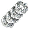 20mm Hubcentric Wheel Adapters 5x120 to 5x114.3 (4pcs 64.1mm Hub Bore M14x1.5 Studs) Compatible For Acura & Honda With 5x120 Pattern to Use 5x114.3 Wheels -Trimming Factory Studs May Be Required