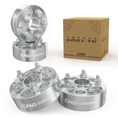 Customadeonly 5x105 Wheel Spacers 50mm (2 Inch) Forged Hubcentric Compatible with Cruze 2010–2020, Sonic, Trax, Volt, Encore (4pcs, 56.5mm Bore, M12x1.5 Studs)
