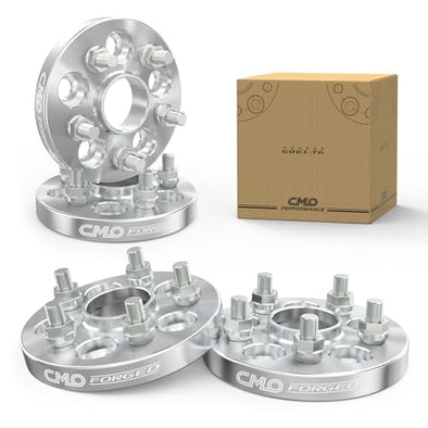 Customadeonly 5x105 Wheel Spacers 25mm (1 Inch) Forged Hubcentric Compatible with Cruze 2010–2020, Sonic, Trax, Volt, Encore (4pcs, 56.5mm Bore, M12x1.5 Studs)