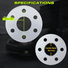 6mm (1/4 Inch) Hubcentric Wheel Spacers 6x5.5 Compatible For Chevy Silverado 1500 1999-2022, Suburban 1500 2000-2013, Sierra 1500 2007-2021, Yukon 2007-2022, Escalade 1999-2021 (2pc 78.1mm M14x1.5)