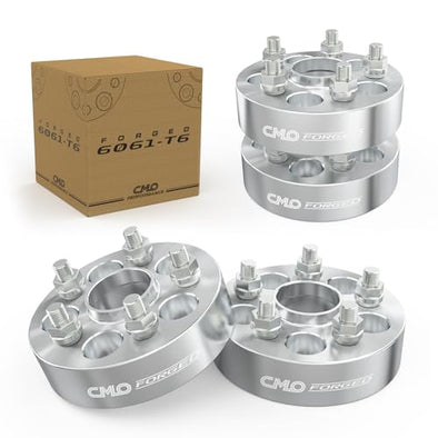 Customadeonly 5x108 Wheel Spacers 1.5" (38mm) Forged Hubcentric Compatible with Ford Fusion, Jaguar F-Type XF XJ XK XE S-Type X-Type, Lincoln LS MKZ MKC Continental Mark VIII (4pcs, 63.4mm, M12x1.5)
