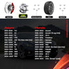 Customadeonly 5x114.3 Wheel Spacers for RSX RL CL TL Prelude CRV MDx Pilot S2000 NSX Accord Element TSx, 38mm (1.5") Thick Hubcentric 64.1mm Bore M12x1.5 Studs (4pcs) 5x4.5 Hub Centric Spacer