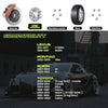 Customadeonly 5x100 Forged Hubcentric Wheel Spacers 25mm (1 Inch) (2pcs) – Compatible for Toyota Corolla, Prius, Matrix, Celica, Scion tC, Lexus CT200h, Pontiac Vibe (54.1mm CB, M12x1.5 Studs)