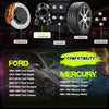 Customadeonly 4x108 Forged Hubcentric Wheel Spacers 25mm (1 Inch) Black (4pcs) – Compatible for Ford Contour, Escort, Focus, Fusion, Mercury Cougar (63.4mm Center Bore, M12x1.5 Studs)