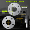 Customadeonly Wheel Spacers 5x112 (10mm Thick, 2pc) Hubcentric Compatible for Mercedes & Audi with 66.6mm Hub Bore to Use Aftermarket Wheels with 73.1mm Bore Only