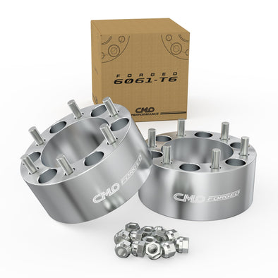 6x5.5 Wheel Spacers Forged 3 Inch (75mm) Compatible For GMC Jimmy C15 K15 K1500 K1500 Suburban, Chevy Blazer K1500, For Jeep Cherokee, International Scout (2pc 108mm 7/16-20 Studs) 6x139.7 Spacer