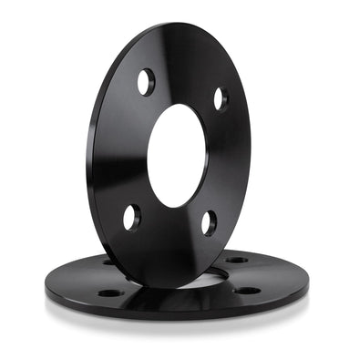 5mm (3/16 Inch) Hubcentric Black Wheel Spacers 4x100 Compatible For Honda Accord Civic Crx Del Sol Fit Prelude Integra Insight DA DC2 EG EK EF, Compatible For Mitsubishi Mirage (2pcs 56.1mm M12x1.5)