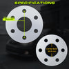 Customadeonly 6x120 Wheel Spacers 5mm (3/16") Hubcentric w/o Lip – 2-Pack – 66.9mm Bore, M14x1.5 – Fits GMC Canyon Acadia, Compatible with Cadillac XT5 XT6, Chevy Colorado Traverse, Enclave