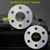 8mm (About 5/16 Inch) Hubcentric Wheel Spacers (Without Lip) Compatible For Ford F-150 Expedition 2004-2023, Compatible For Lincoln Mark LT 2006-2008, Navigator 2003-2023 (2pcs 87.1mm M14x2.0)