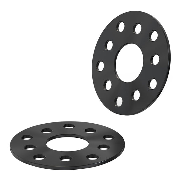 5mm (3/16 Inch) Hubcentric Black Wheel Spacers 5x114.3 5x100 Compatible For Subaru WRX STI 2013-2022 Outback Legacy 2015-2022, WRX 2015-2022 Forester 2018-2022, Ascent 2019-2022 (2pc 56.1mm M12x1.25)