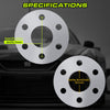 5mm (3/16 Inch) Hubcentric Wheel Spacers 6x5.5 Compatible For Chevy Silverado 1500 1999-2022, Suburban 1500 2000-2013, Sierra 1500 2007-2021, Yukon 2007-2022, Escalade 1999-2021 (2pc 78.1mm M14x1.5)