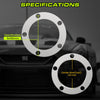 3mm Hubcentric Wheel Spacers 5x150 Compatible for Toyota Land Cruiser 1998-2001, Sequoia 2008-2022, Tundra 2007-2021, Compatible for Lexus LX470 1998-2007, LX570 2008-2021 (2pcs 110mm M14x1.5)