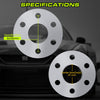 12mm (About 1/2 Inch) Hubcentric Wheel Spacers (Without Lip) Compatible For Ford F-150 Expedition 2004-2023, Compatible For Lincoln Mark LT 2006-2008, Navigator 2003-2023 (2pcs 87.1mm M14x2.0)
