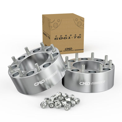 Customadeonly Forged 3" 8x170 Wheel Spacers Compatible for Ford F-250 Super Duty 2003-2016, F-350 Super Duty 2003-2022, Excursion 2003-2005 (2pc M14x1.5 Studs) -Not for Dually