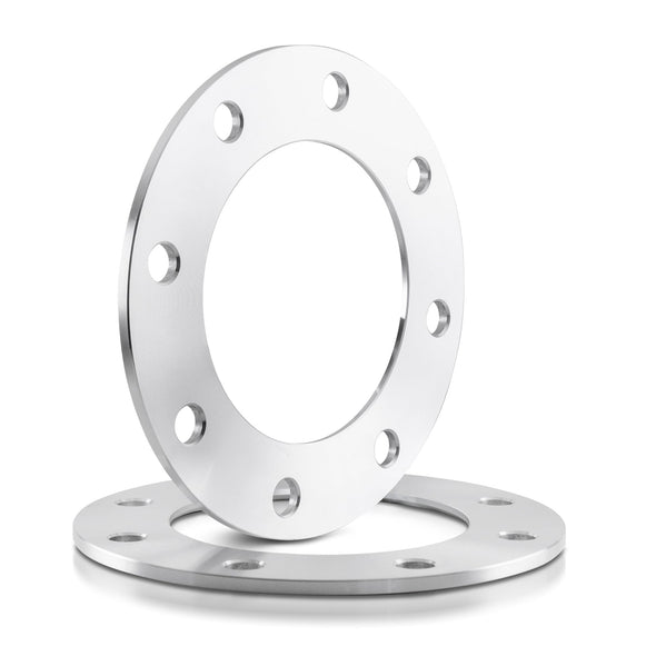Customadeonly 8x6.5 Wheel Spacers for Sierra 2500 Silverado 2500 (2pcs) Hubcentric w/o Lip, 117mm Hub Bore, Extended Studs May Be Required -6mm (1/4") Thick