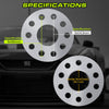 Customadeonly 5x100 Forged Hubcentric Wheel Spacers 10mm (2pcs) – Compatible for Subaru BRZ, Impreza, Forester, WRX, XV, Crosstrek, Outback, Legacy, Baja, Toyota GR86, 86, FR-S (56.1mm, M12x1.25)