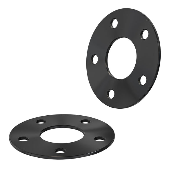 Customadeonly 5x120 Wheel Spacers for 2010-2024 Camaro,2014-2020 Impala, 2020-2024 Corvette C8, 2008-2019 CTS, 2020-2023 CT5 (2pcs 5mm Thick Black) 5x4.72 66.9mm Bore 3/16" Thick