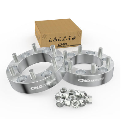 6x5.5 Wheel Spacers Forged 1.5 Inch (38mm)Compatible For GMC Jimmy C15 K15 K1500 K1500 Suburban, Chevy Blazer K1500, For Jeep Cherokee, International Scout (2pc 108mm 7/16-20 Studs) 6x139.7 Spacer
