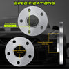 Customadeonly 10mm Hubcentric Wheel Spacers 5x114.3 Compatible for Lexus ES300 350, GS300 350 430,IS250 300 350,LS400 430 460,RC300 350, Camry Highlander Tacoma, tC xB (2pcs 60.1mm M12x1.5)