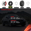 Customadeonly 50mm (2 Inch) 6x135 Hubcentric Black Wheel Spacers (with Lip) Compatible for Ford F-150 Expedition 2004-2014, Mark LT 2006-2008, Navigator 2003-2014 (4pcs 87.1mm M14x2.0)