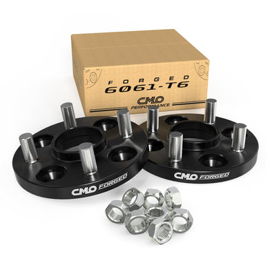 Customadeonly 4x114.3 Forged Hubcentric Wheel Spacers Black 15mm (2pcs) – Compatible for Nissan 240SX, 300ZX, Sentra, 240Z, 280ZX, Infiniti G20, M30 (66.1mm Center Bore, M12x1.25 Studs)