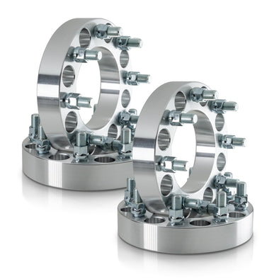 8x6.5 to 8x170 Wheel Adapters 1.5 Inch (38mm) – 4pcs Conversion Adapters with 126mm Bore, M14x1.5 Studs – Fits 8x165.1 Hubs to Mount 8x170 Wheels – Compatible with Chevy GMC 2500 3500 SUV Van