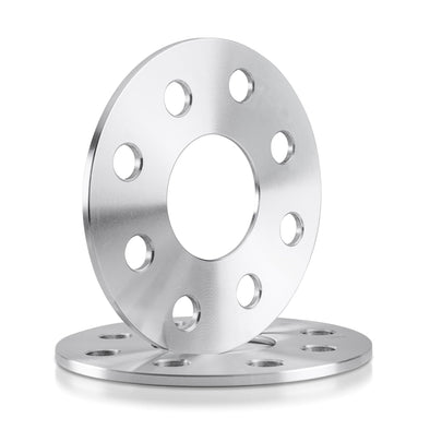 5mm Wheel Spacers 4x100 & 4x108 Hubcentric W/o Lip (2pcs) Compatible for Audi Cabriolet 1991-2000, Cabrio 1995-2003 Jetta 1976-1998 (4lug), Passat 1990-1997 (4lug) with 57.1mm Center Bore Only
