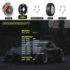 Customadeonly 5x100 Forged Black Hubcentric Wheel Spacers 20mm (2pcs) – Compatible for Subaru BRZ, Impreza, Forester, WRX, Crosstrek, Outback, Legacy, Baja, Toyota GR86, 86, FR-S (56.1mm, M12x1.25)