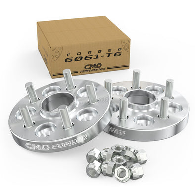 Customadeonly 5x105 Wheel Spacers 25mm (1 Inch) Forged Hubcentric Compatible with Cruze 2010–2020, Sonic, Trax, Volt, Encore (2pcs, 56.5mm Bore, M12x1.5 Studs)