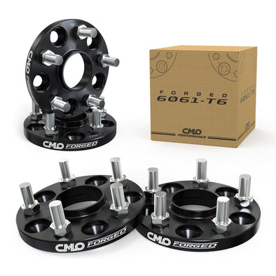 4pc 15mm Hubcentric Black Wheel Spacers 5x4.5 (67.1mm CB) 12x1.5 Stud Compatible with Genesis Tiburon Veloster Optima Soul Mazda 3 5 CX-7 Miata MX-6 RX-7 RX-8 Protege Compass Patriot Evo8 9 10 Eclipse