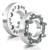 6x135 & 6x139.7 to 6x127 Wheel Adapters 1.25 Inch (32mm) – 2pcs Dual-Drilled Wheel Adapters with 87.1mm Bore, M14x1.5 Studs – Fits Ford F-150, Silverado, Sierra with 6 Lug to Mount 6x5 Wheels