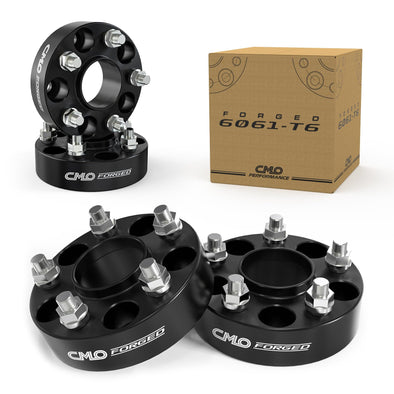 Customadeonly 5x120 Wheel Spacers for 2010-2024 Camaro,2014-2020 Impala, 2020-2024 Corvette C8, 2008-2019 CTS, 2020-2023 CT5 (4pcs 1.5" Thick, Black) 5x4.72 66.9mm Bore M14x1.5 Studs 38mm Thick